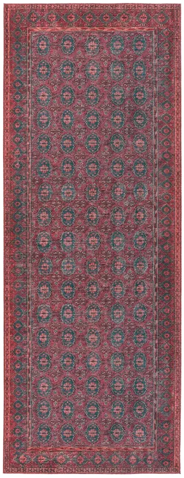 Harman Hold K Lester Kalinar Red 3'1" x 10' Runner Rug