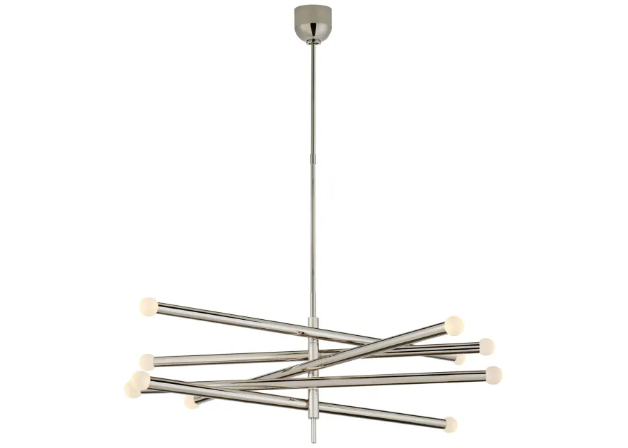 Rousseau Grande Ten Light Articulating Chandelier