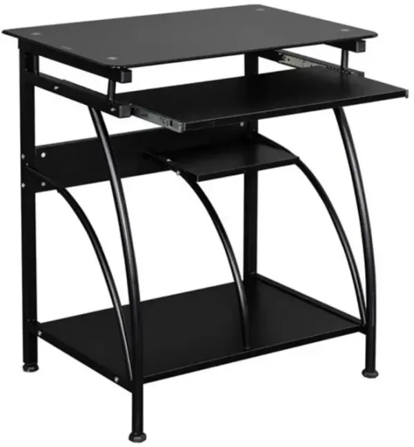 Exquisite All-in-One Computer Desk with Storage & Workspace Organizer