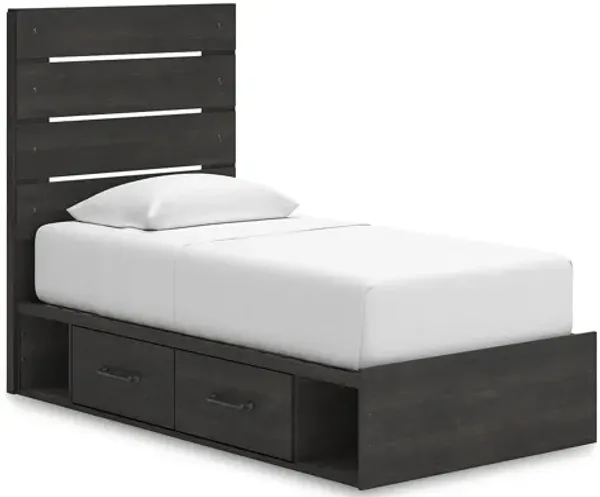 Delmorta Twin Panel Storage Bed
