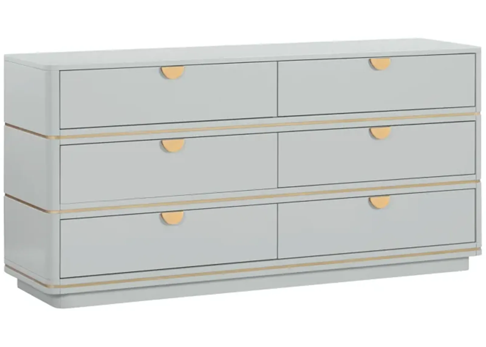 Julieta Cream 6 Drawer Dresser