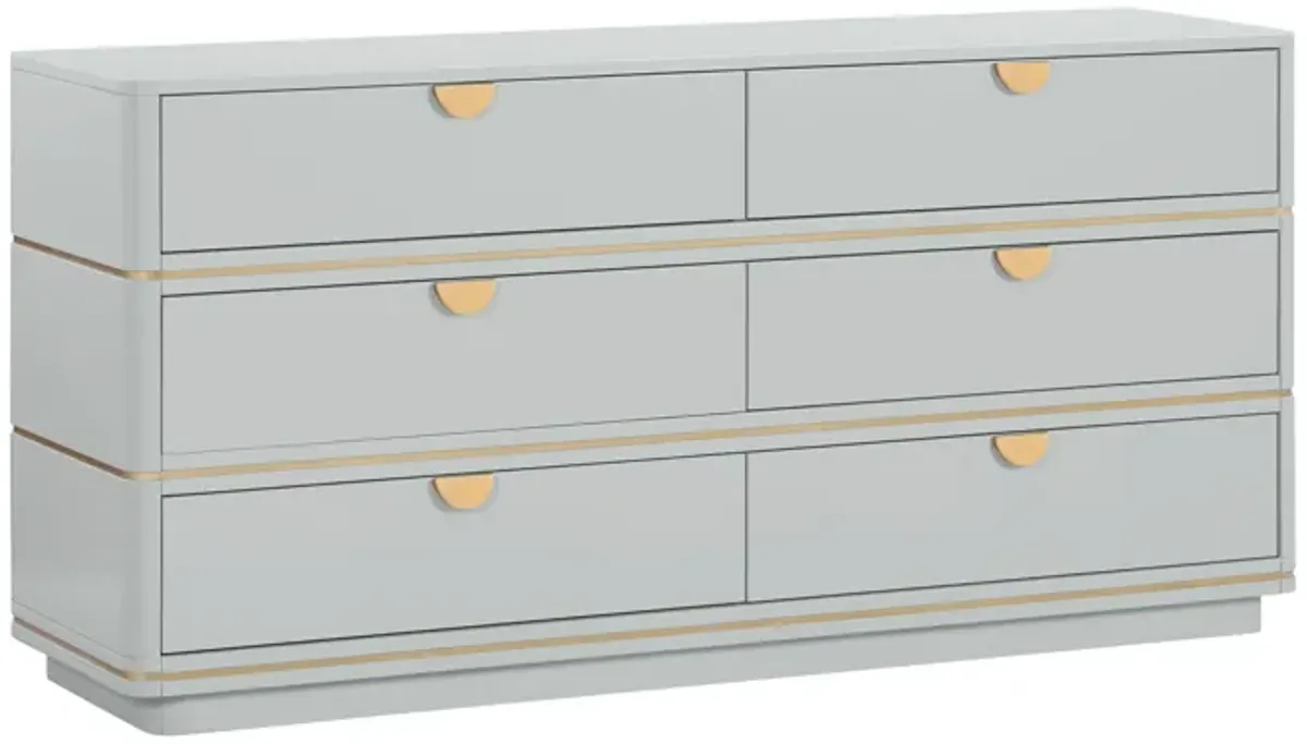 Julieta Cream 6 Drawer Dresser