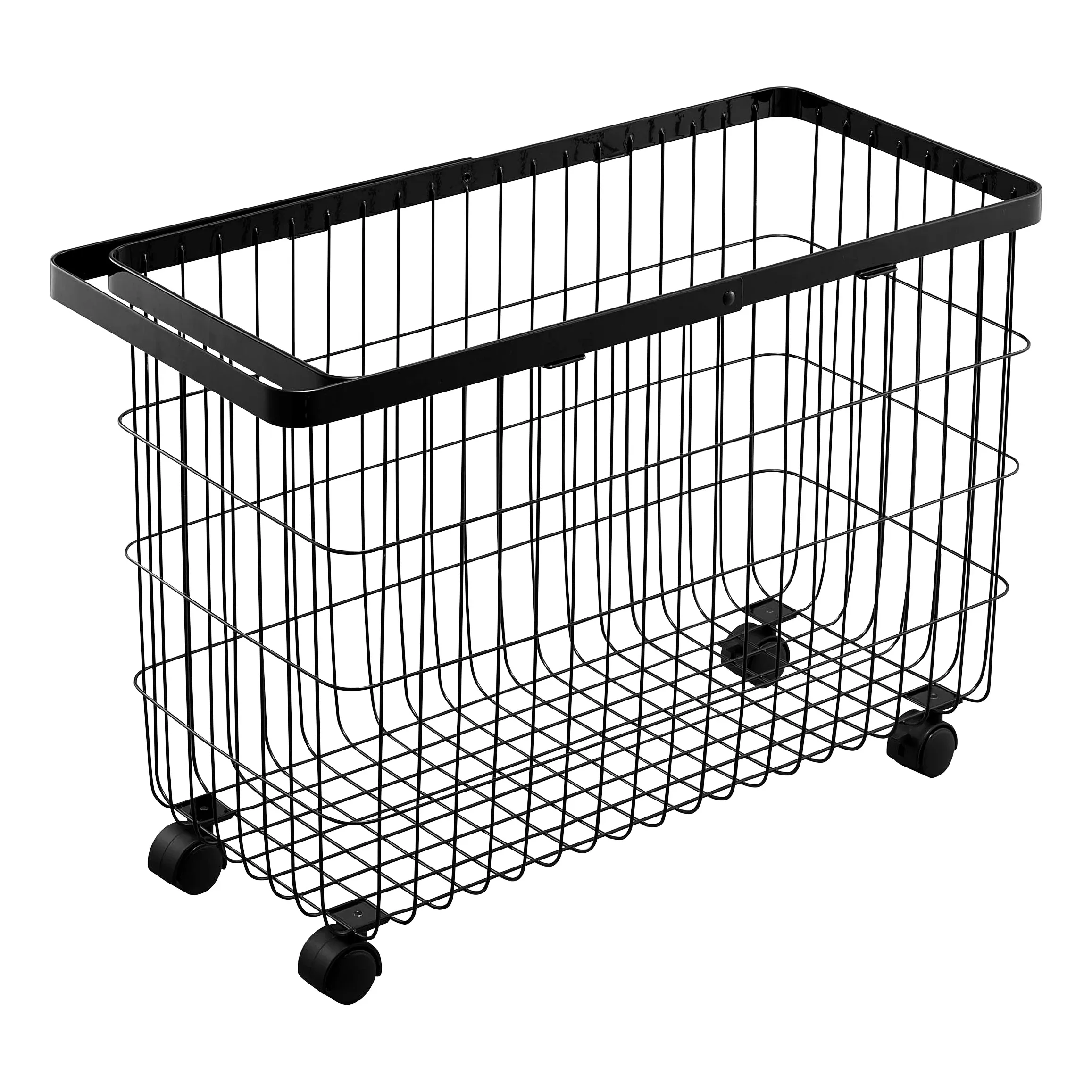 Rolling Wire Basket - Steel