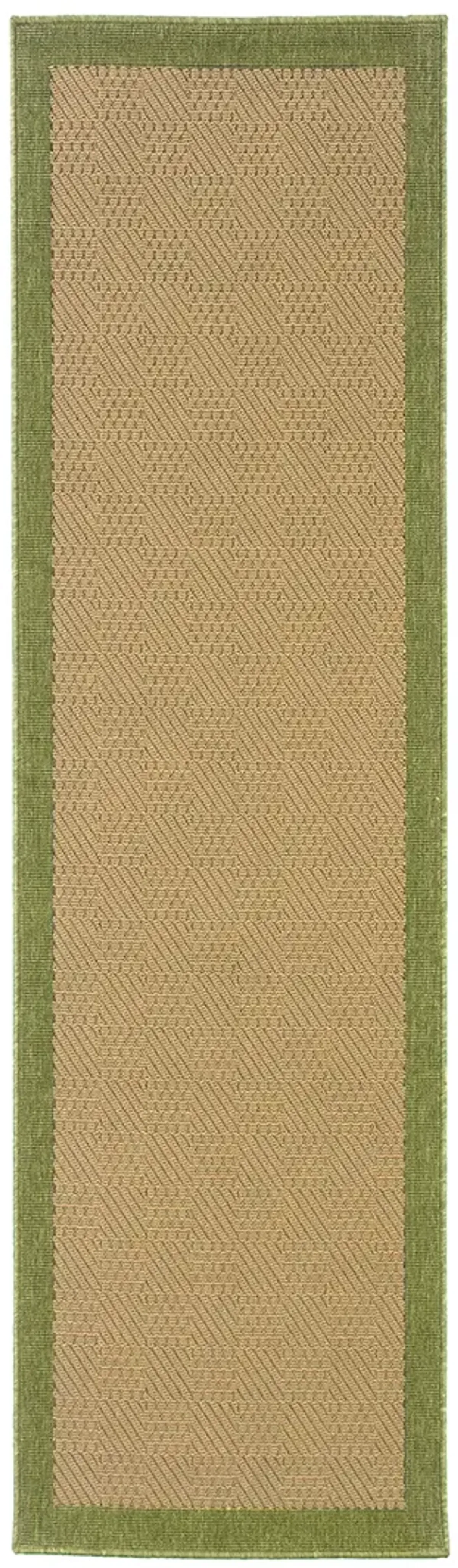 Lanai 2'3" x 7'6" Beige Rug