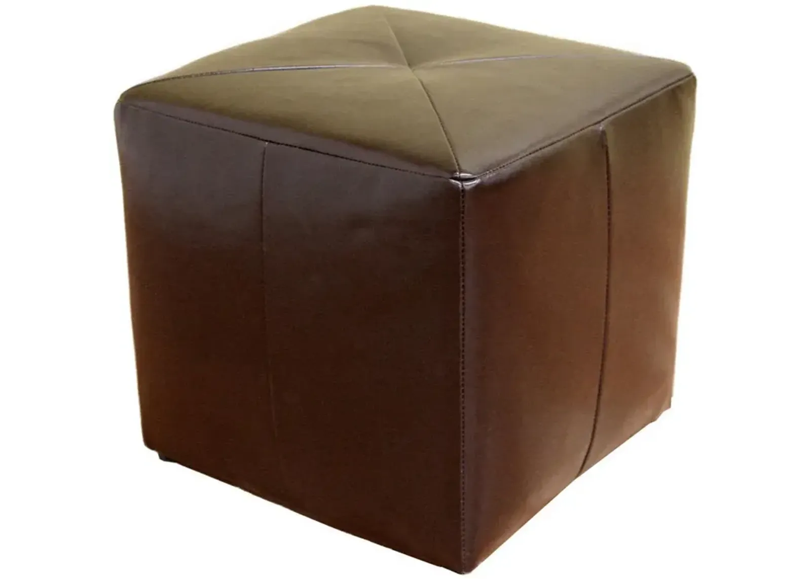 Baxton Studio Aric Bonded Leather Ottoman