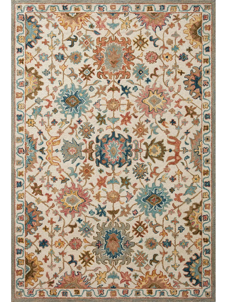 Padma PMA-05 Ivory / Multi 9''3" x 13' Rug by