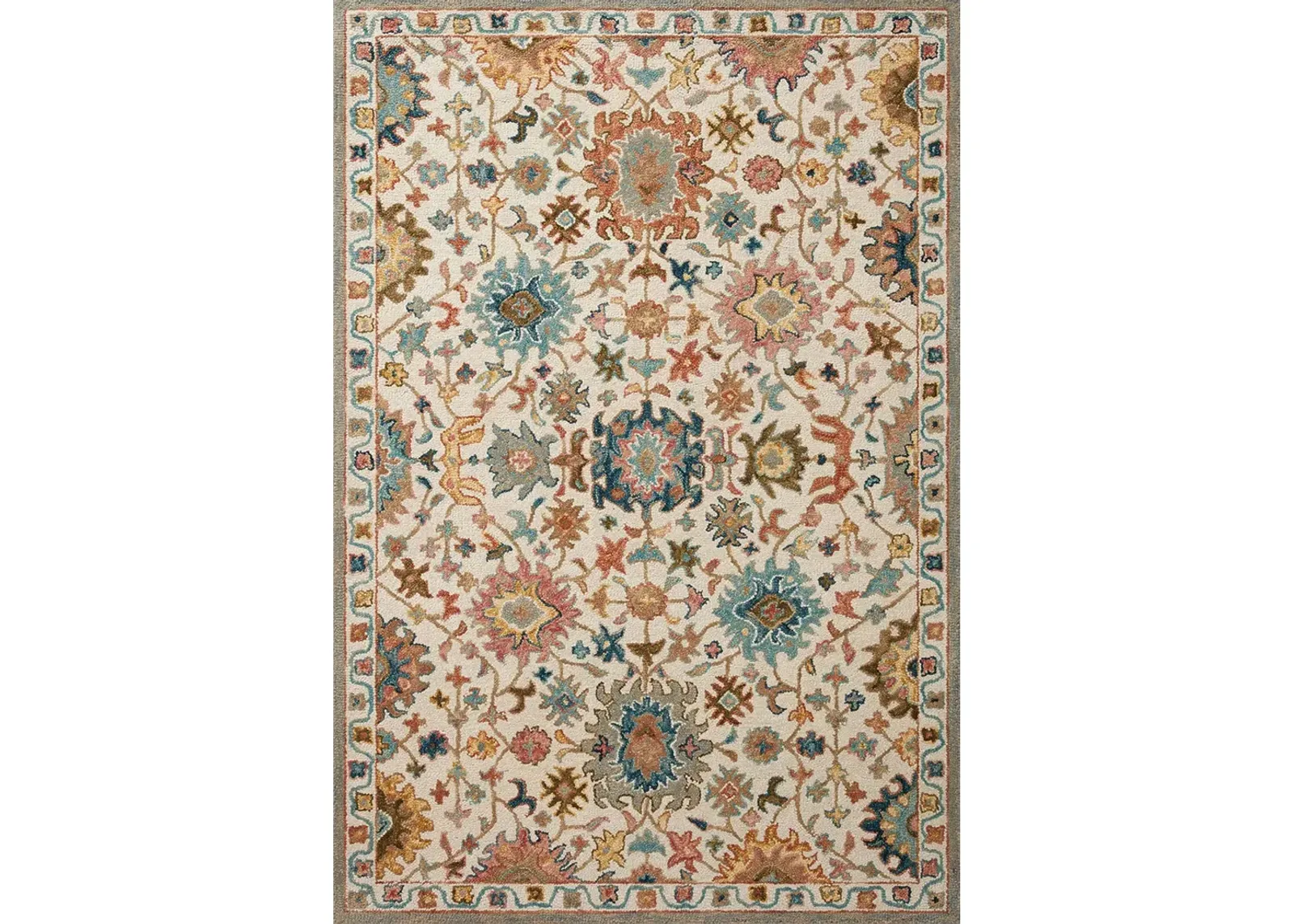 Padma PMA-05 Ivory / Multi 9''3" x 13' Rug by