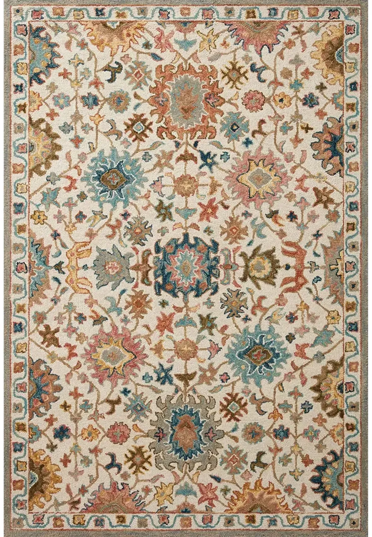 Padma PMA-05 Ivory / Multi 9''3" x 13' Rug by