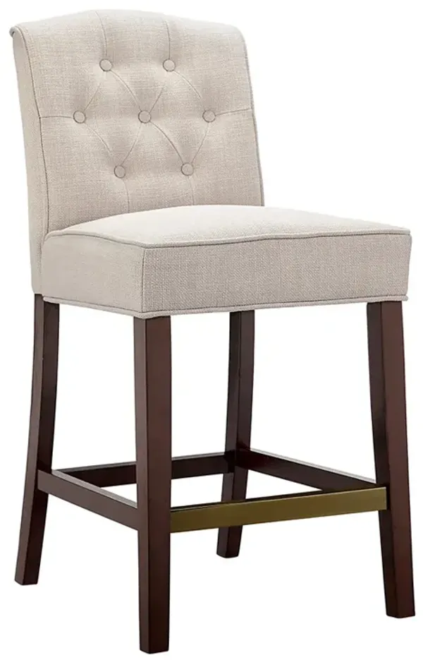 Gracie Mills Darah 26" Tufted Counter Stool