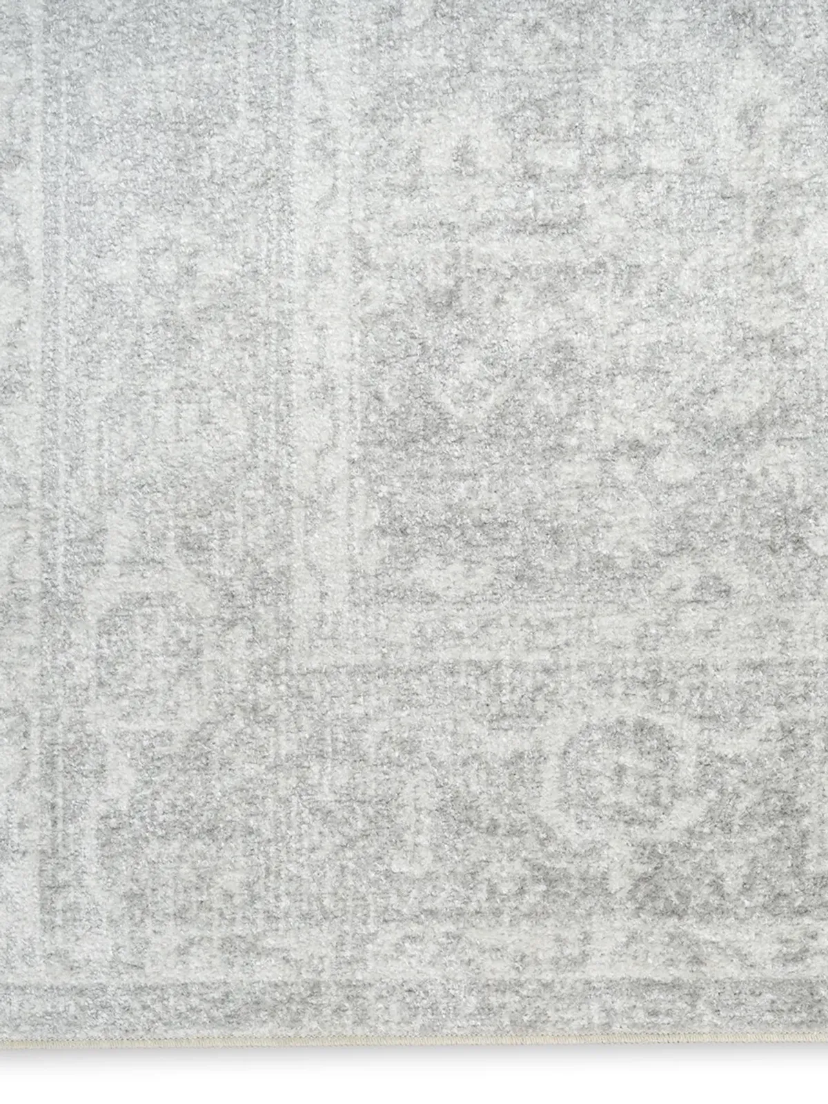Astra Machine Washable ASW11 Light Gray 9' x 12' Rug