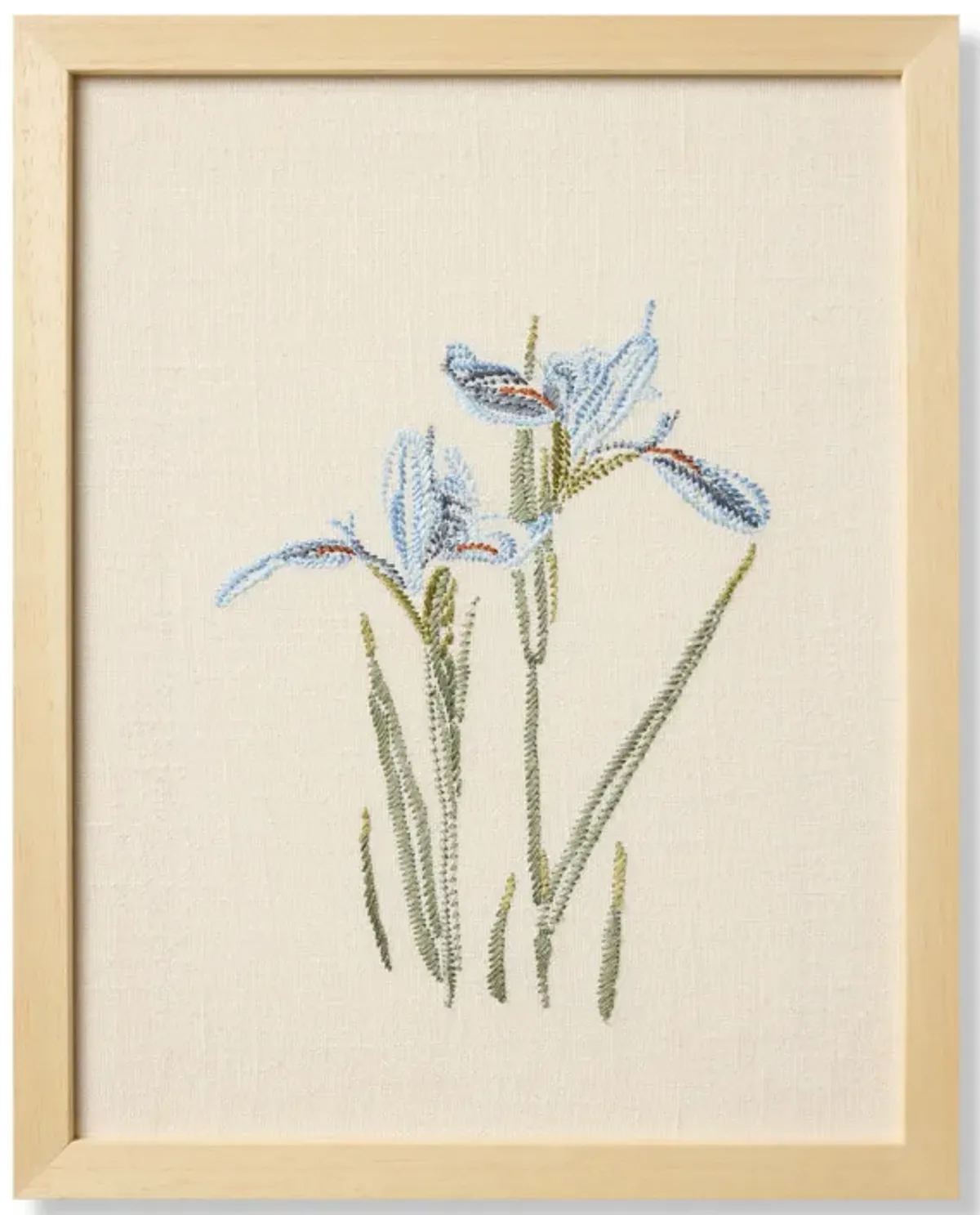 Iris Blue Blue/Green 1'x1'3" Wall Art
