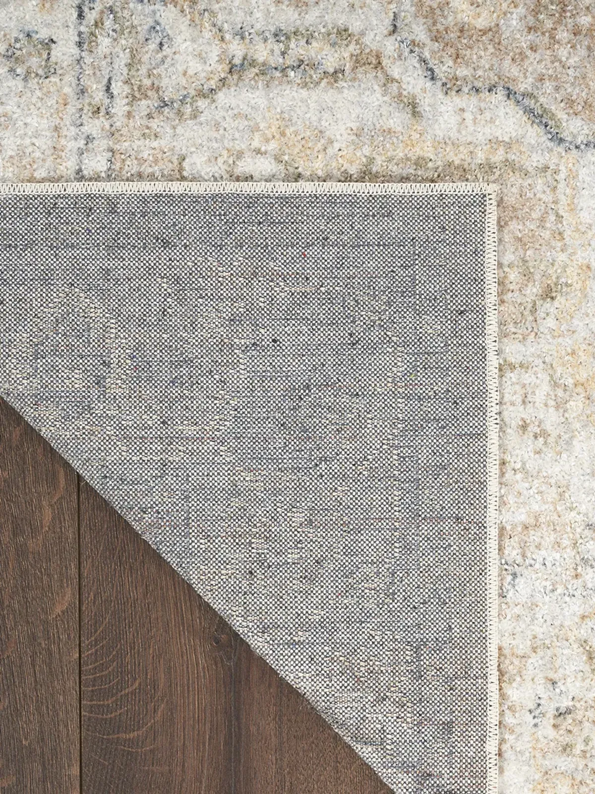 Astra Machine Washable ASW12 Beige 2'2" x 12' Rug