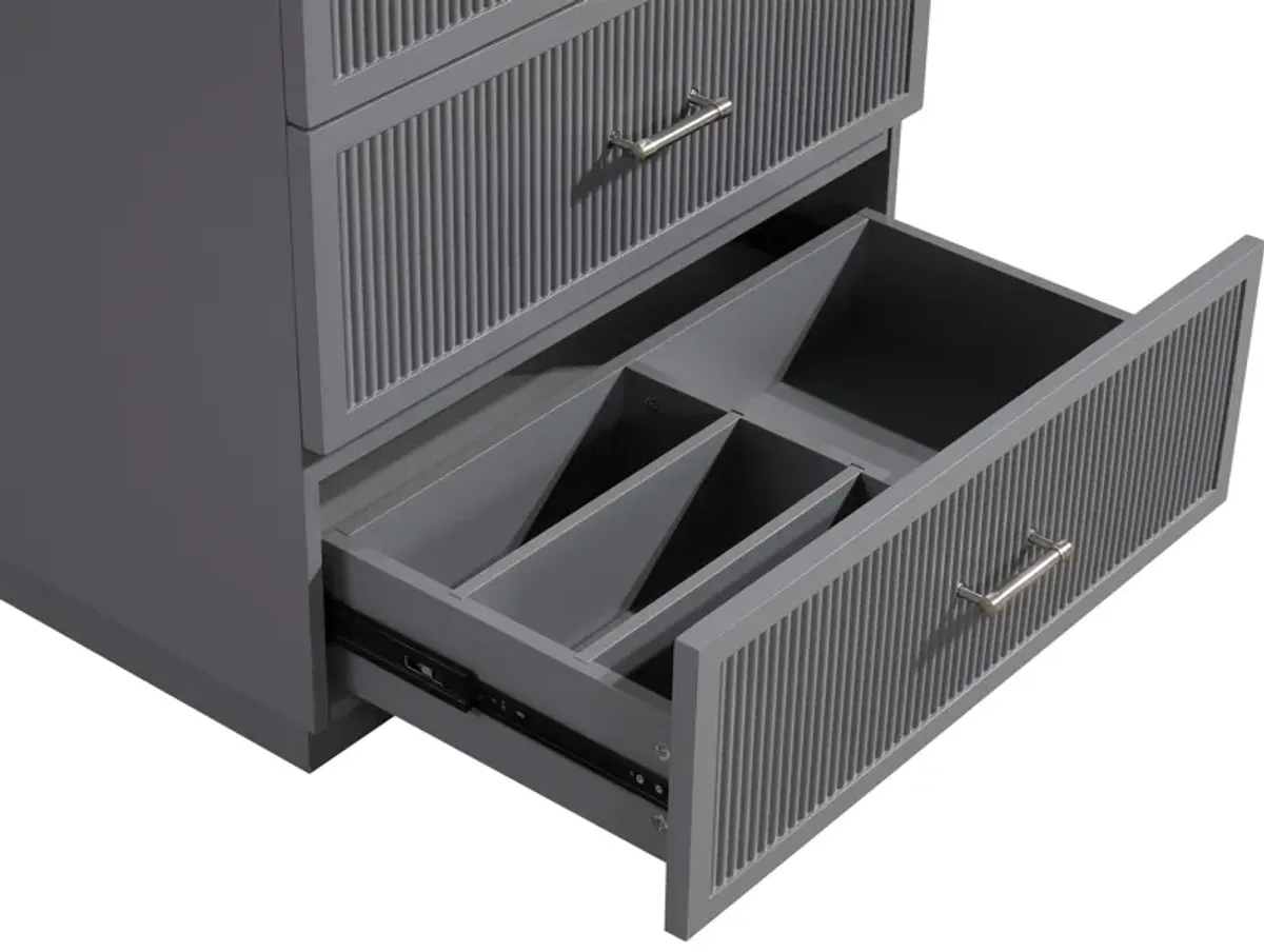 Streamdale Modern 30" Bathroom Vanity Set with Ceramic Sink and Storage