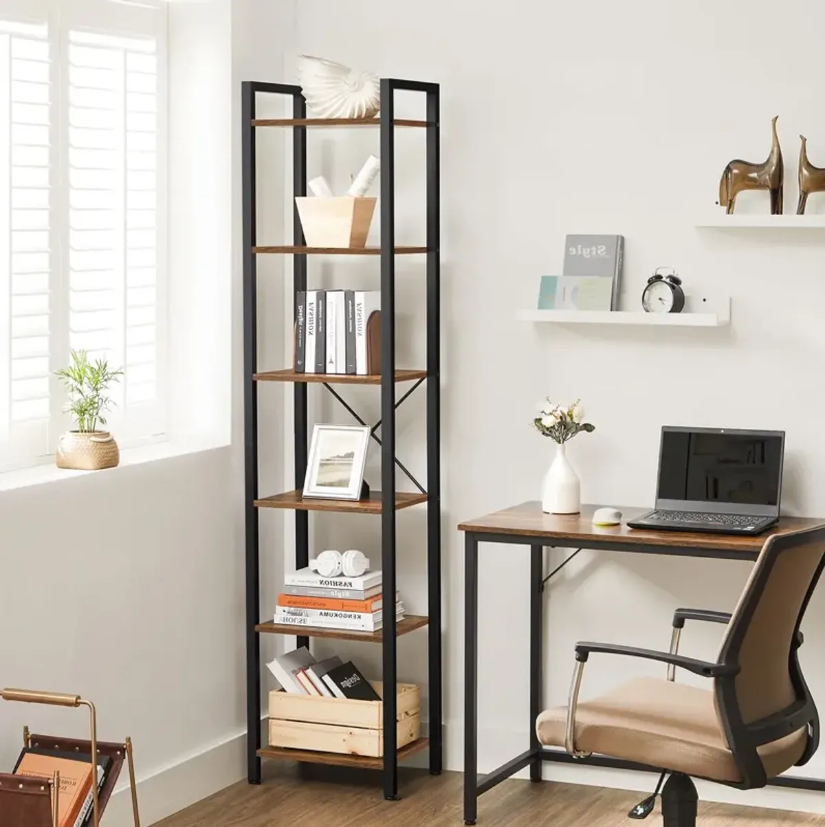 Slim and Stylish Bookshelf for Compact Living