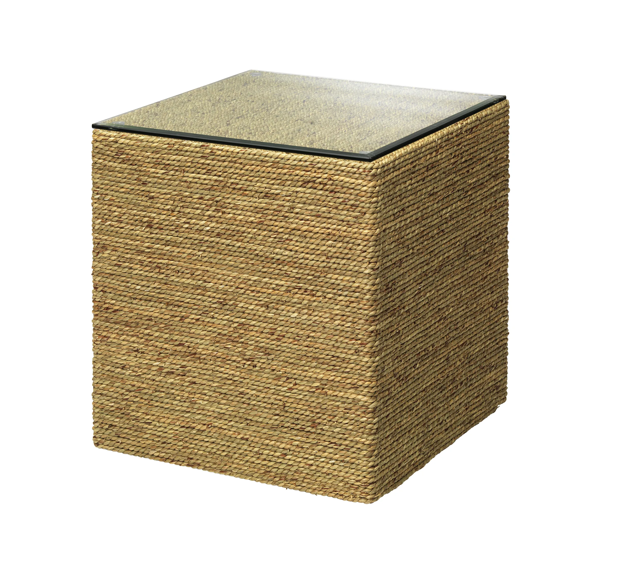 Captain Seagrass Square Side Table