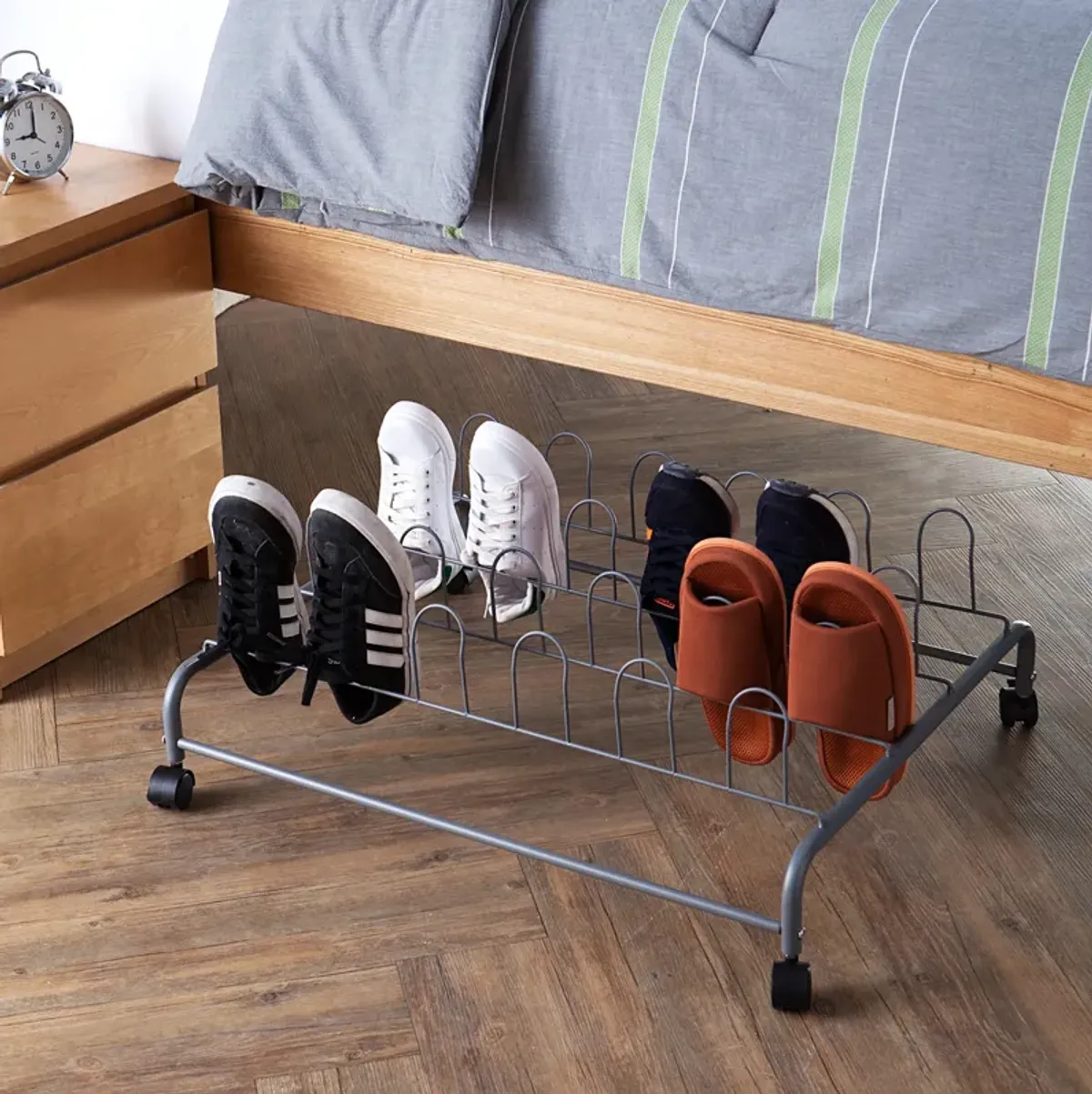 Suprima� Underbed Shoe Holder with Wheels