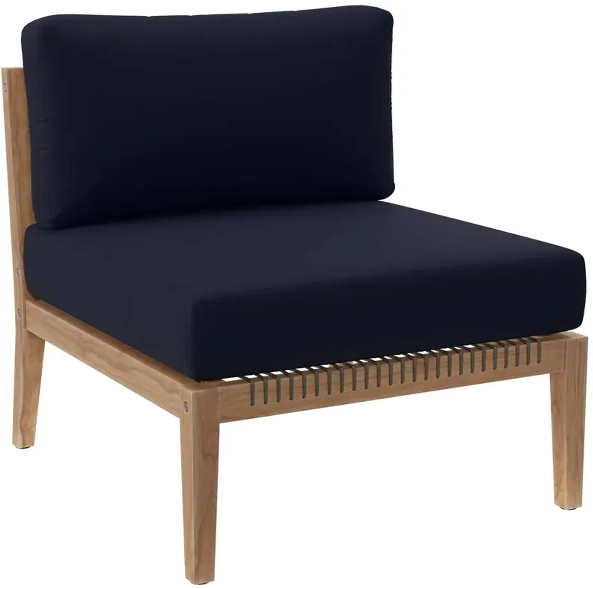 Modway - Clearwater Outdoor Patio Teak Wood Sofa