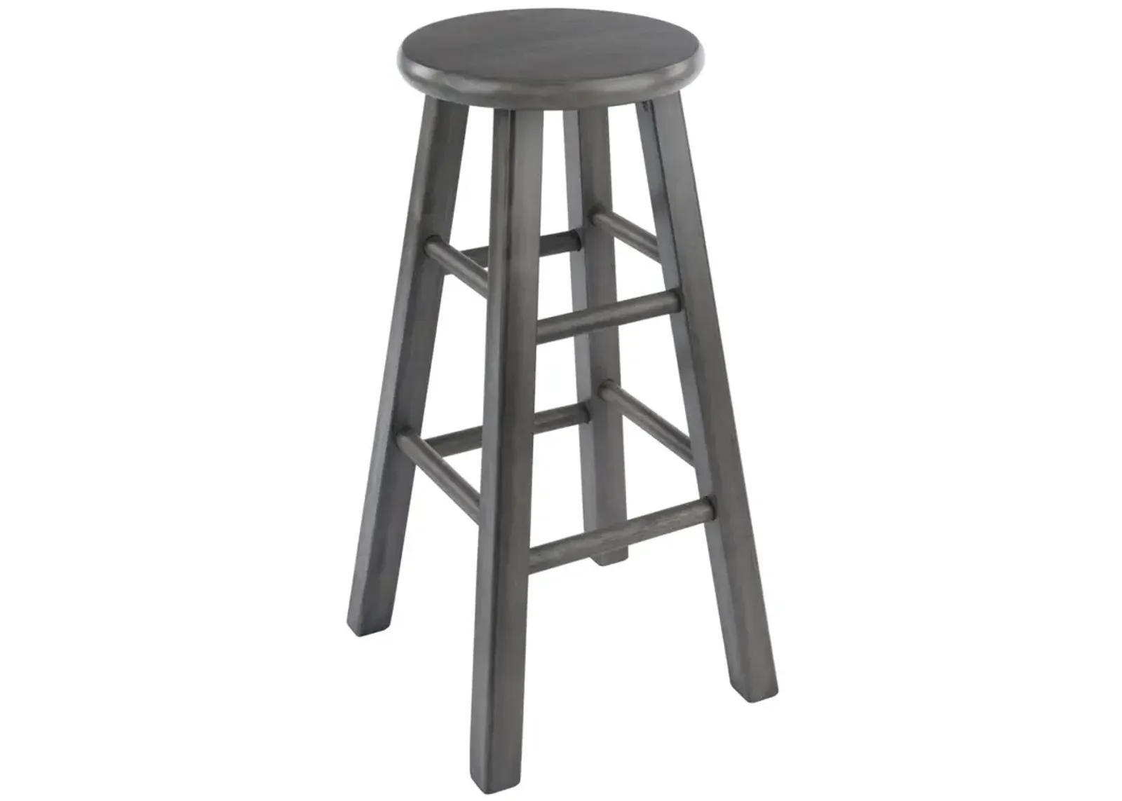 Ivy Counter Stool 24", Rustic Gray Finish