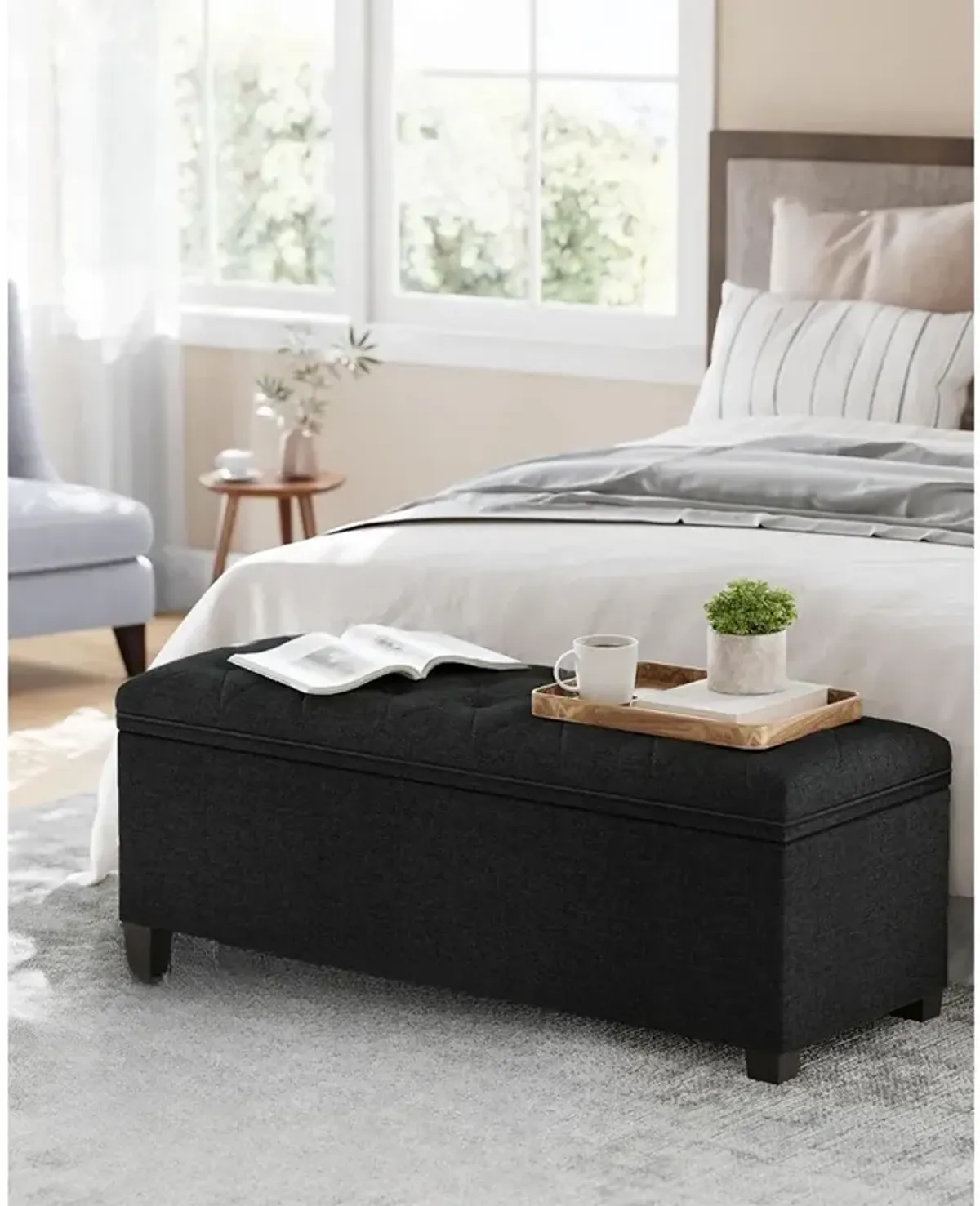 Storage Ottoman Bench for Organized Seating and Stylish Storage