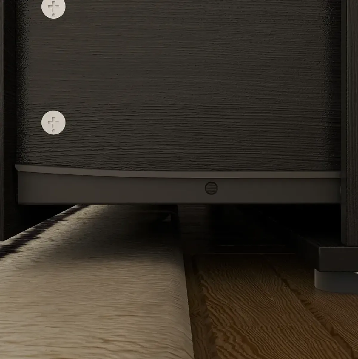 FUFU&GAGA 6-Drawer TV Stand with Sleek Design, Ample Storage, (63" W x 15.7" D x 19.7" H), Black