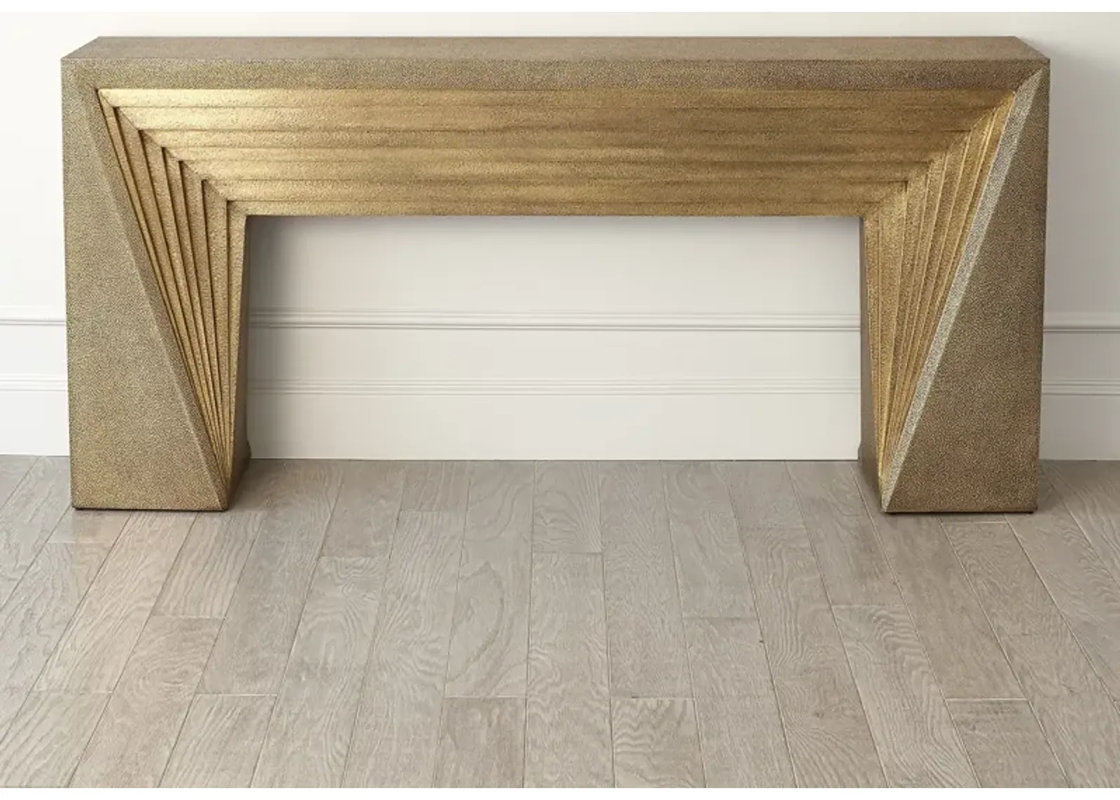 Deco Console-Brass