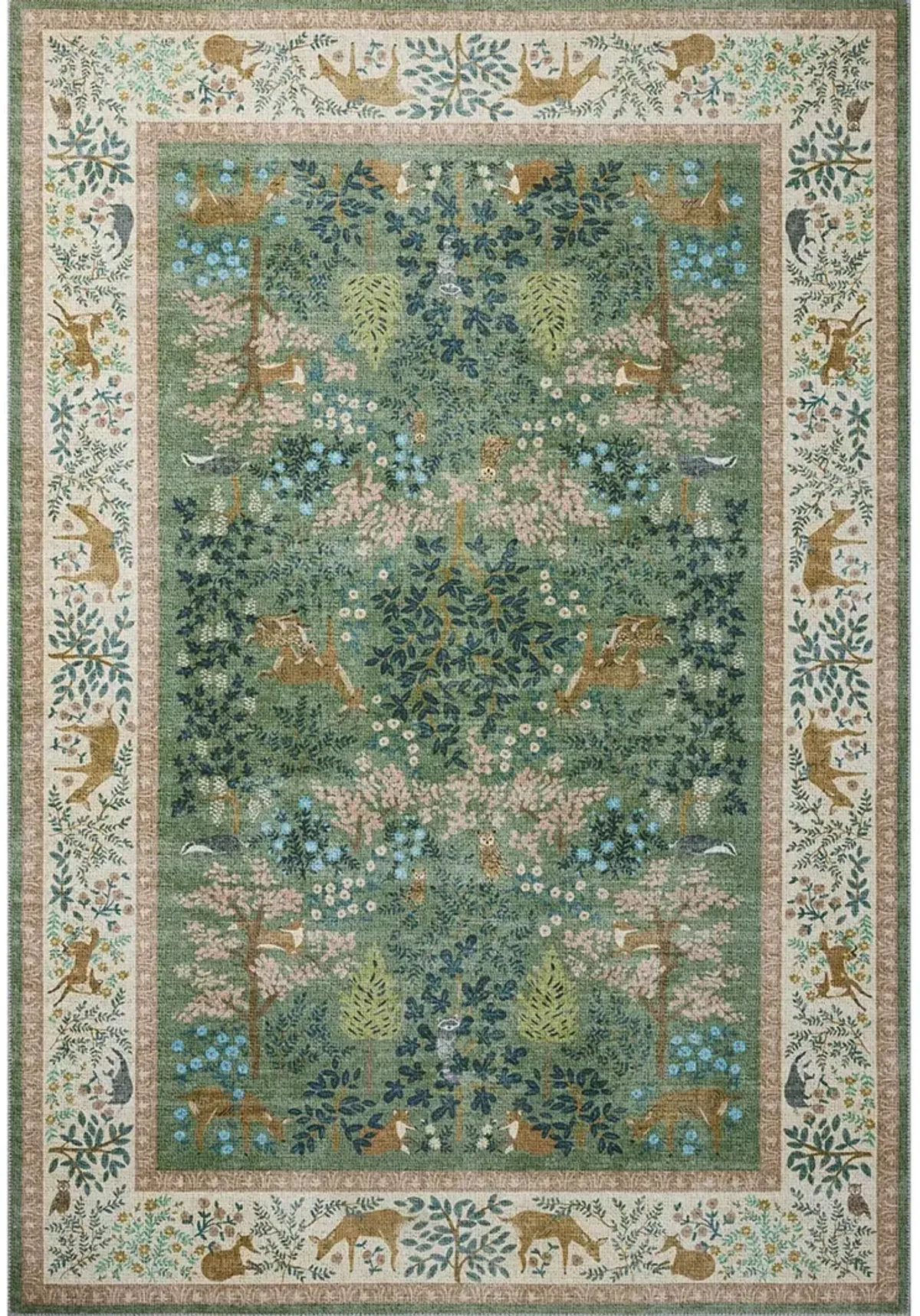 Canopy Sage/Blush 2'6" x 7'6" Runner Rug