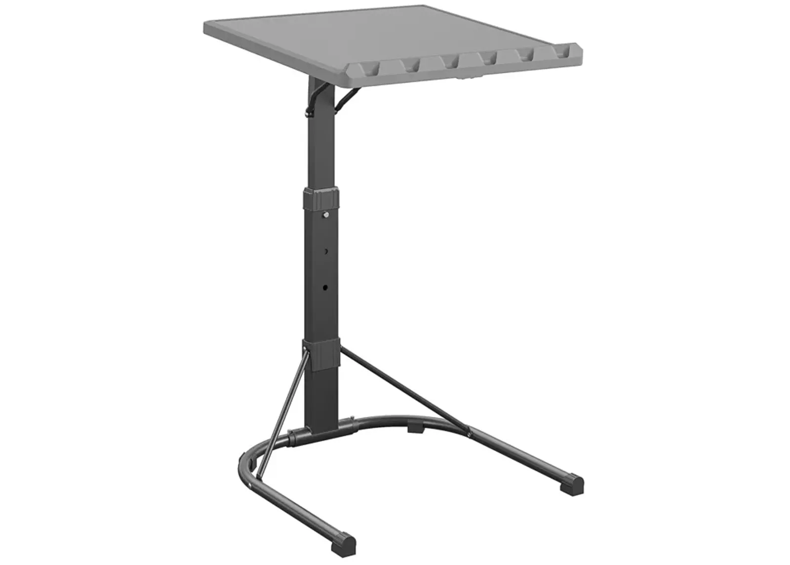 COSCO Multi-Purpose Personal Folding Activity Table with Adjustable Height and Tilt, Gray