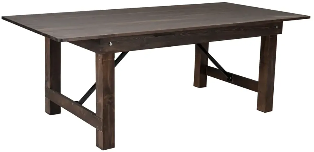7'x40" Folding Farm Table