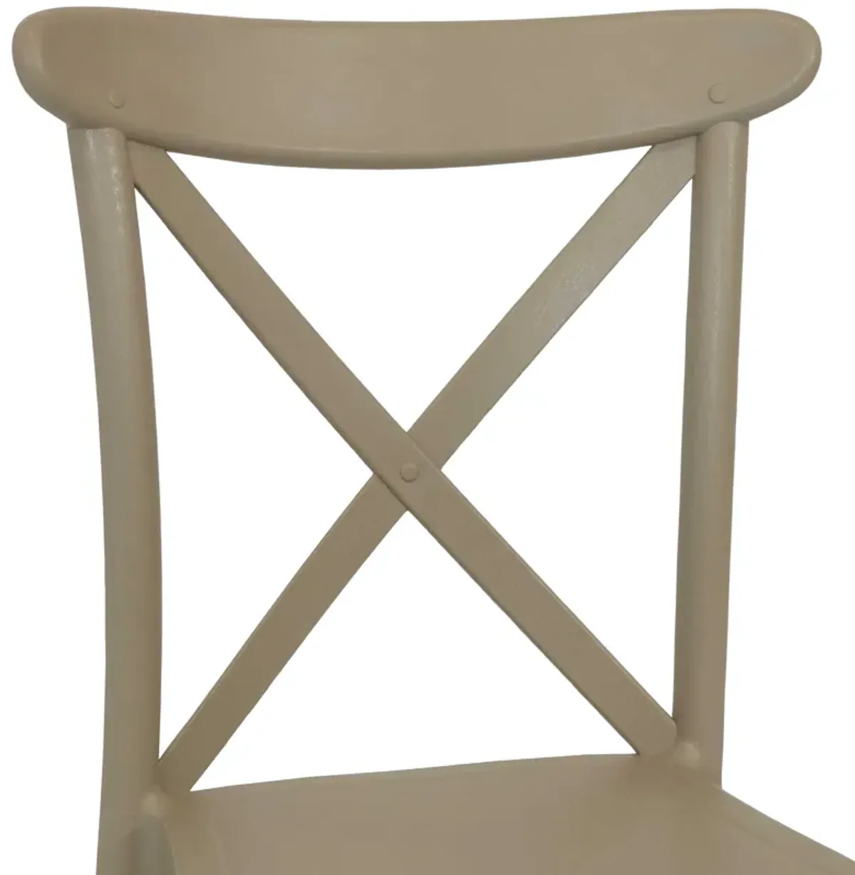 Sunnydaze Bellemead Plastic Patio Dining Chair - Coffee