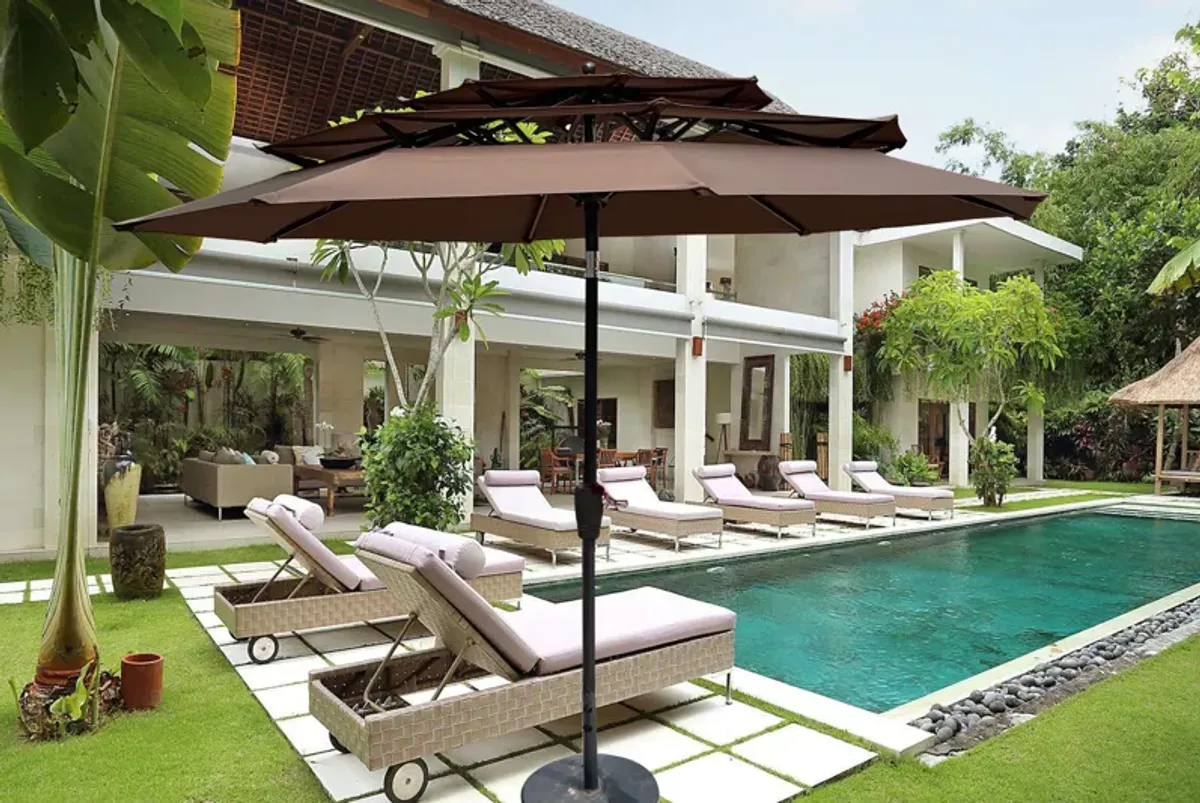 Streamdale 9FT Tilting Umbrella with Wind Vents