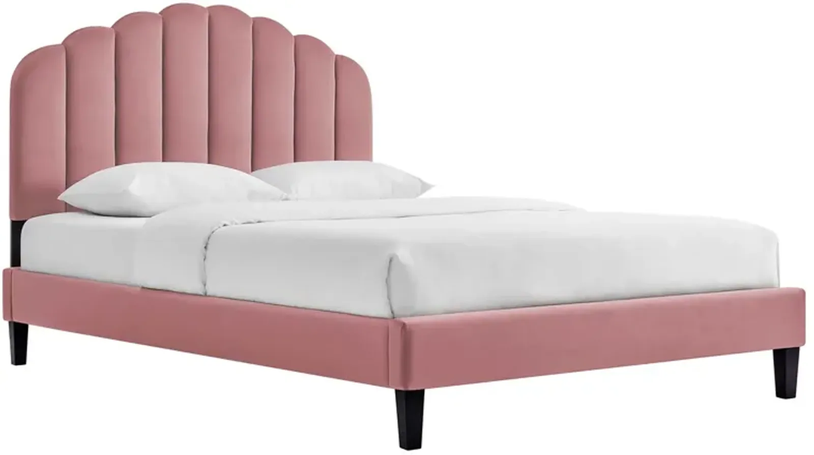 Modway - Daisy Performance Velvet Twin Platform Bed