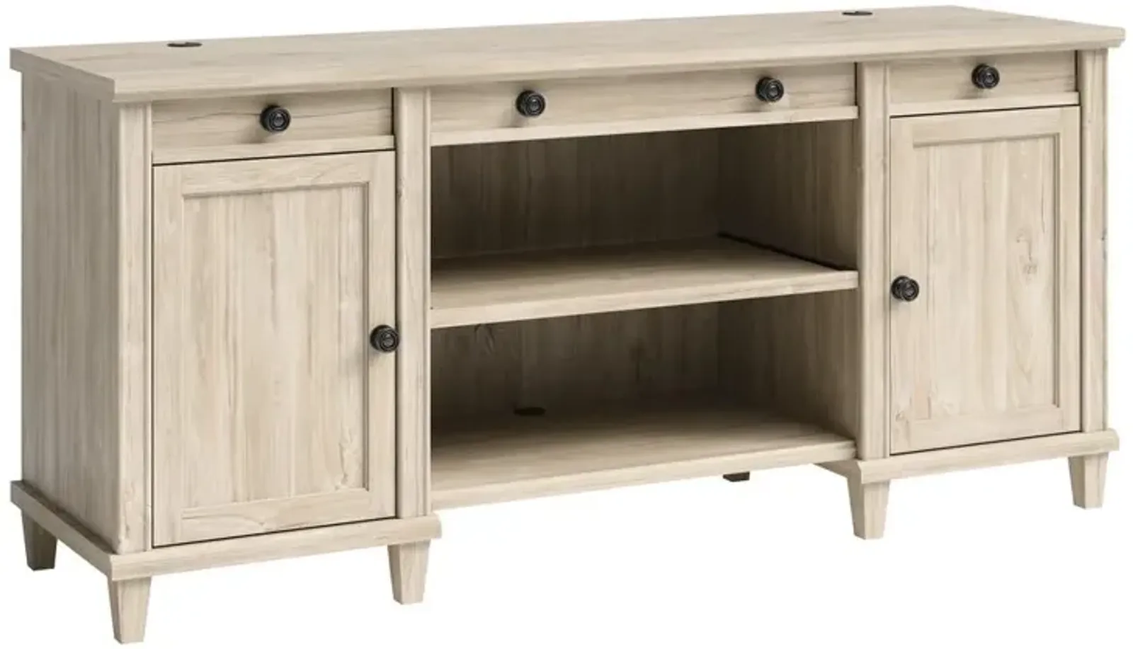 Sauder Hammond Credenza  Chalk Oak