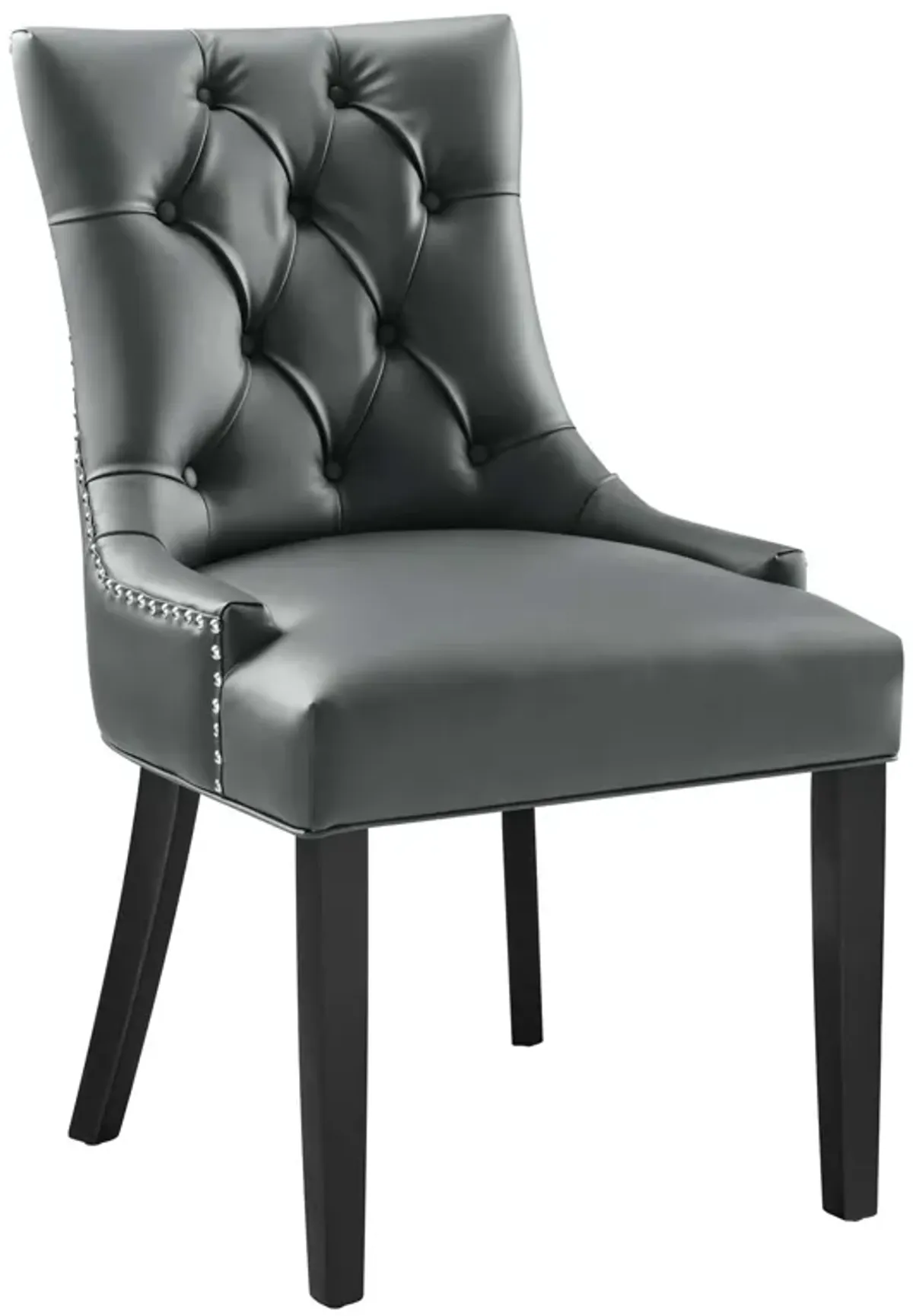 Regent Tufted Vegan Leather Dining Chair