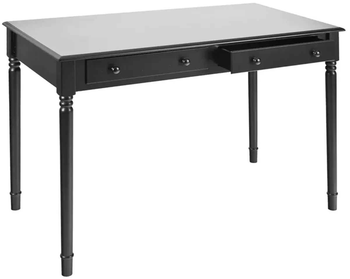 Murray Black 2-Drawer Desk