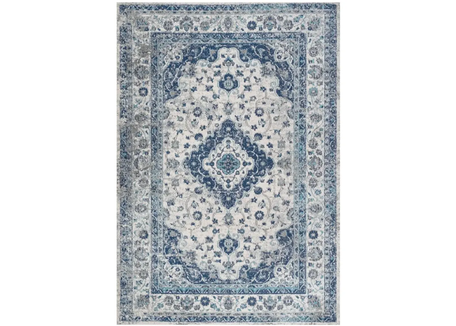 Indhira Ornate Medallion Persian Area Rug