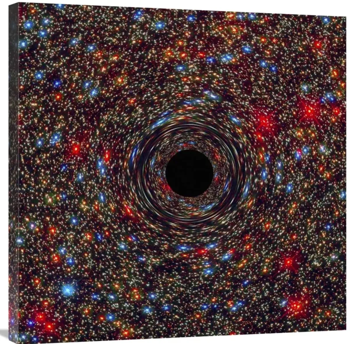 Black Hole in NGC 1600-Canvas Art-30x30