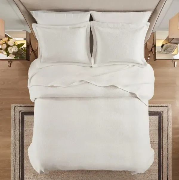Belen Kox 100% Cotton Coverlet Mini Set Marshmallow, Belen Kox