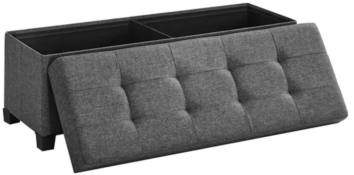 Storage Ottoman Bench for Bedroom, Living Room, or Entryway