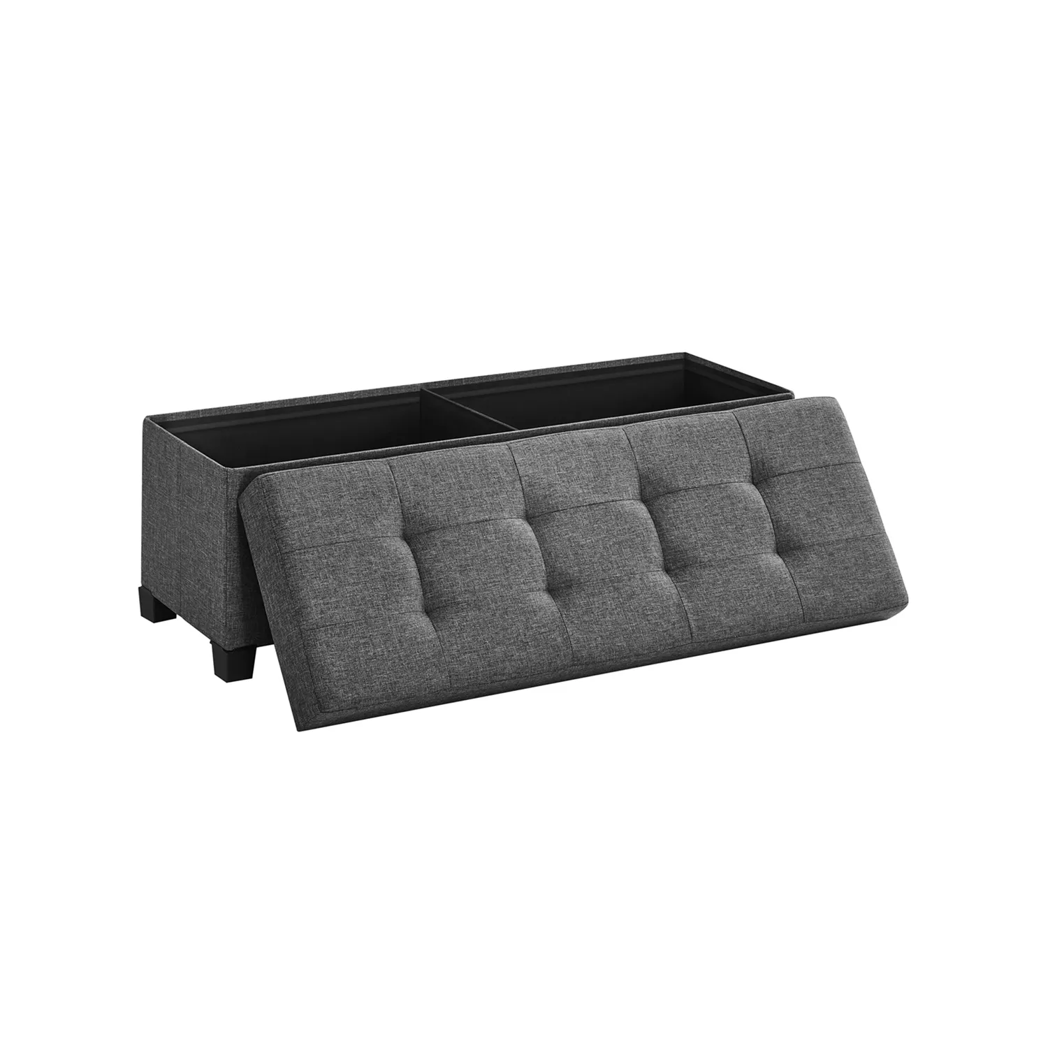 Storage Ottoman Bench for Bedroom, Living Room, or Entryway