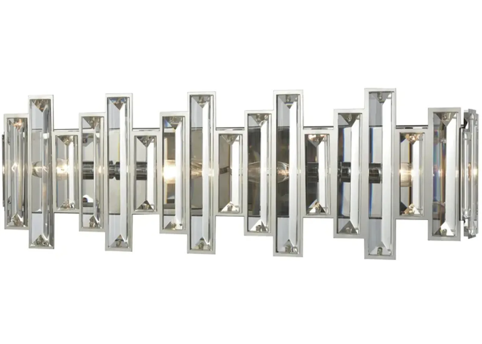 Crystal Heights 25'' Wide 4-Light Vanity Light