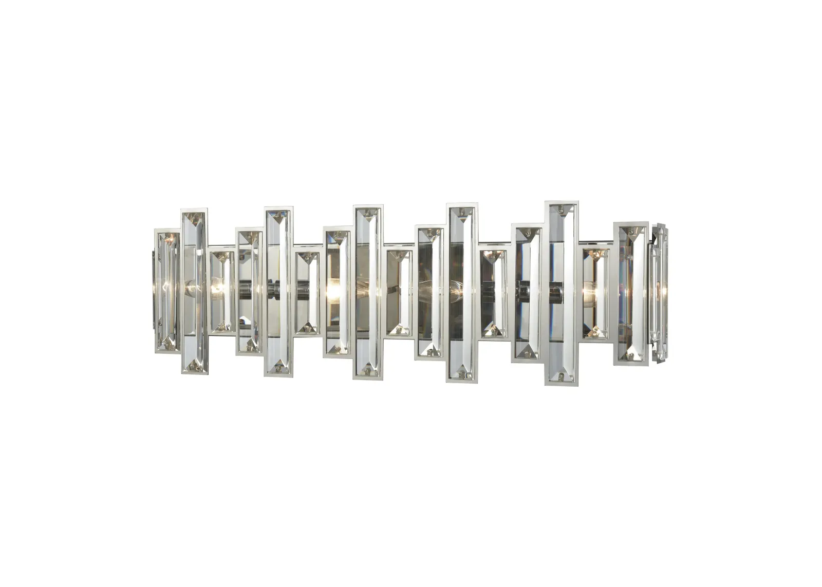 Crystal Heights 25'' Wide 4-Light Vanity Light