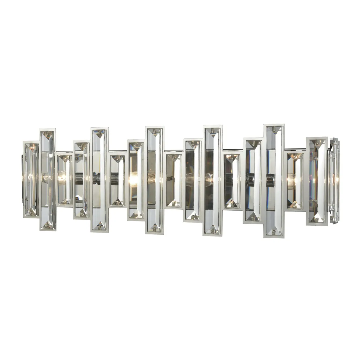 Crystal Heights 25'' Wide 4-Light Vanity Light