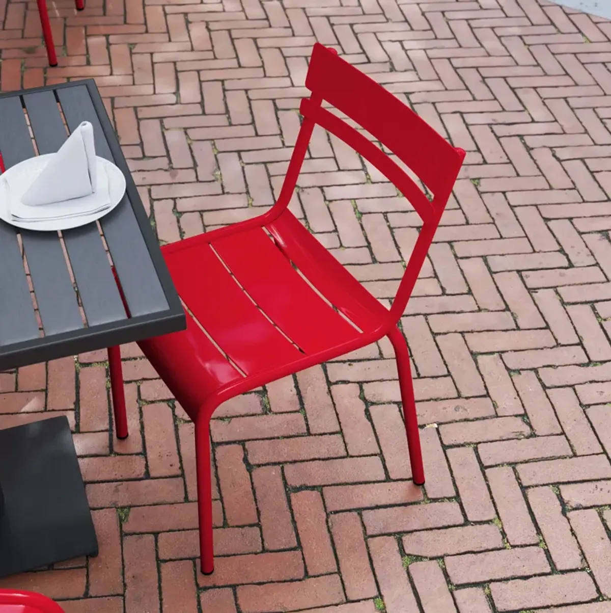 Metal Colorful Restaurant Chairs