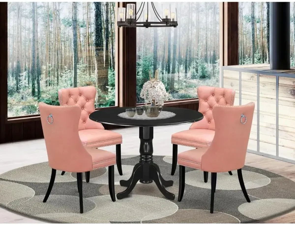 5 Piece Modern Dining Table Set