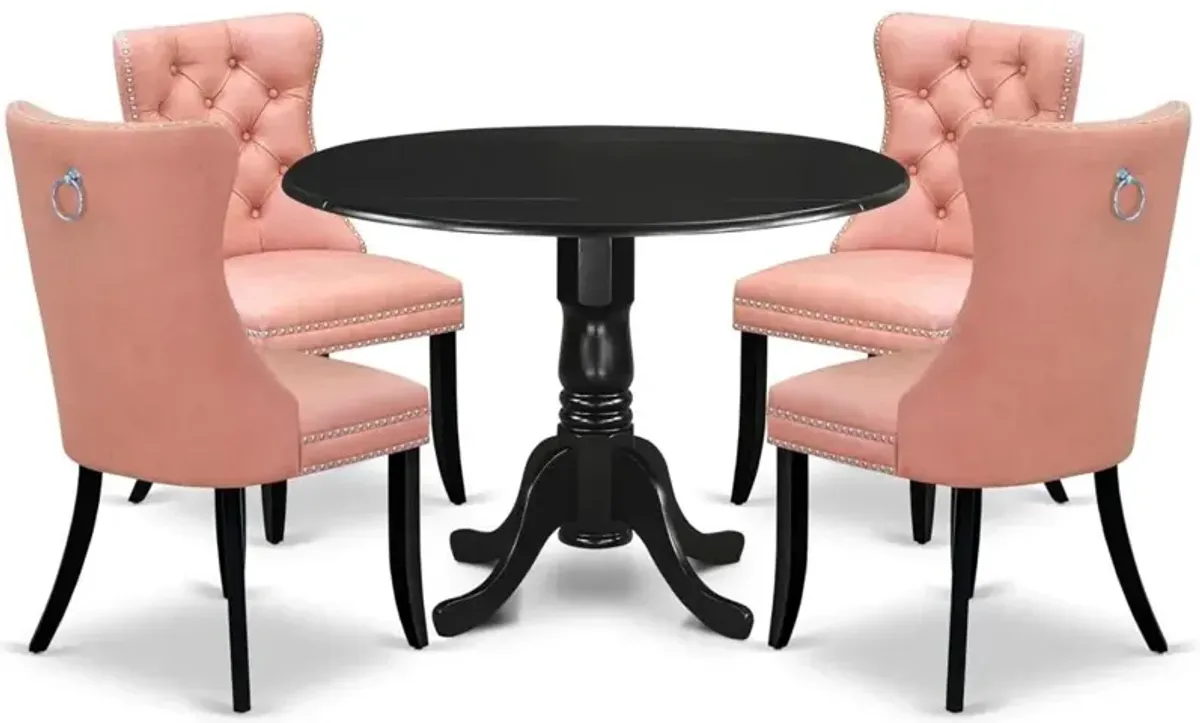 5 Piece Modern Dining Table Set