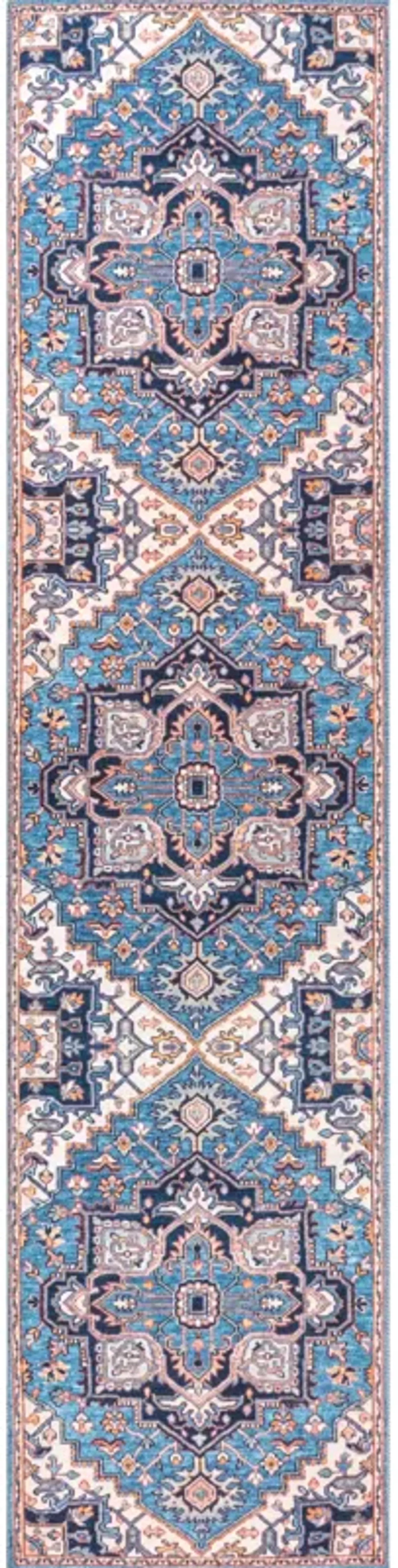 Cirali Ornate Large Medallion Machine-Washable Area Rug