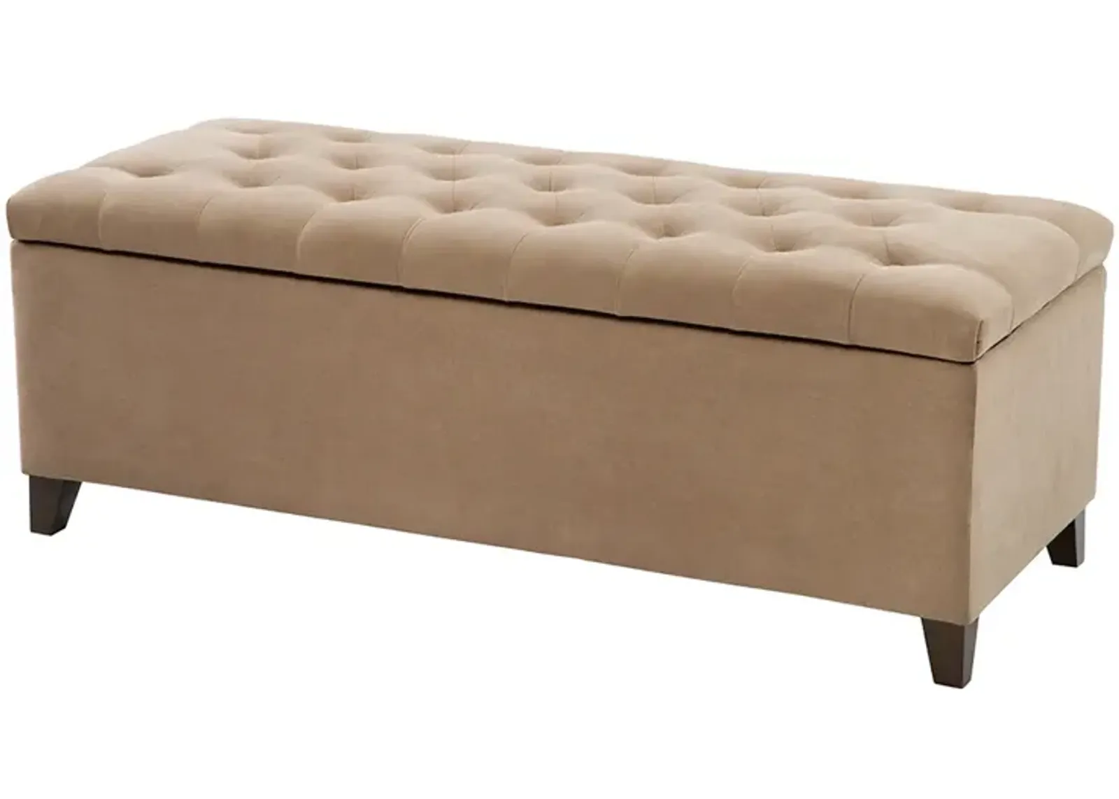 Gracie Mills Bianca Tufted Upholstered Storage Bench with Soft Close