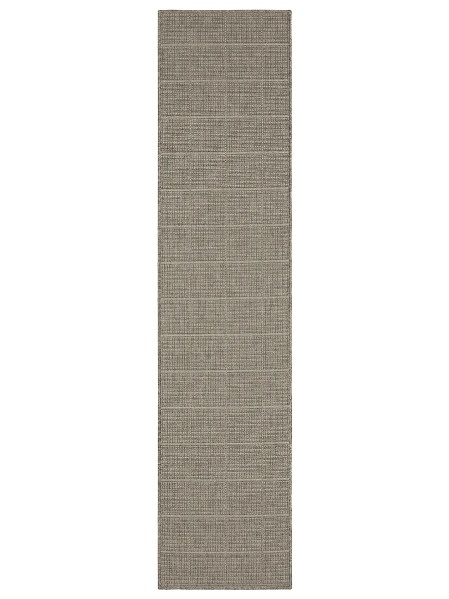 Caicos 1'10" x 7'6" Grey Rug