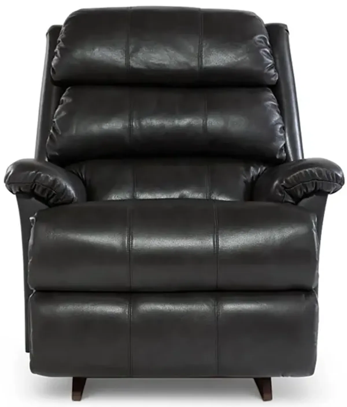Astor Shitake Leather Rocking Recliner