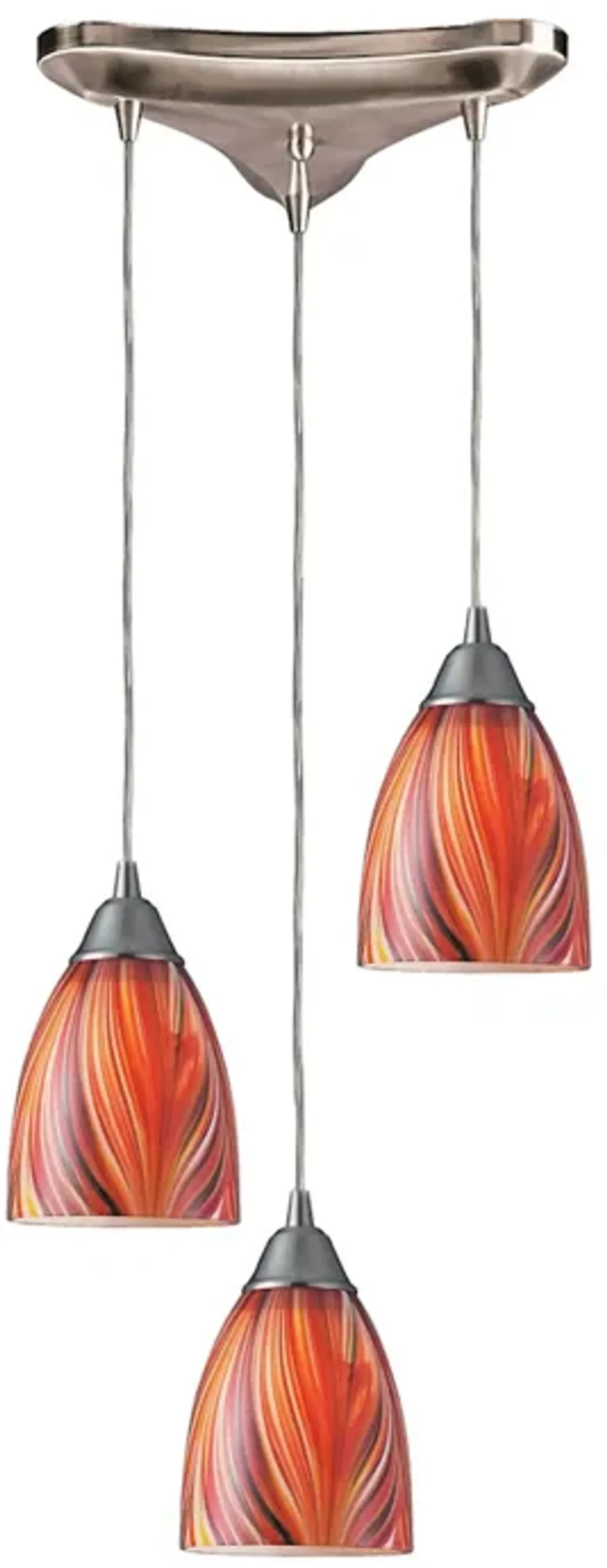 Arco Baleno 10" Wide 3-Light Mini Pendant